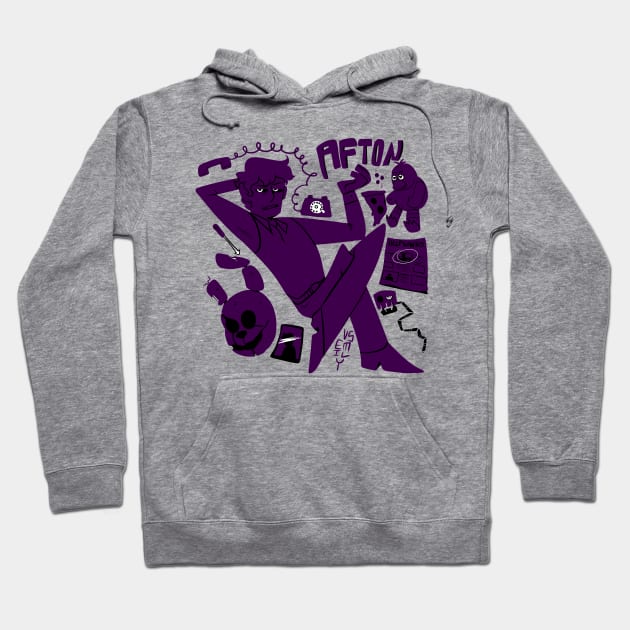 Purple Guy Hoodie by vsemily